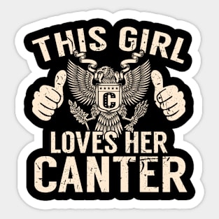 CANTER Sticker